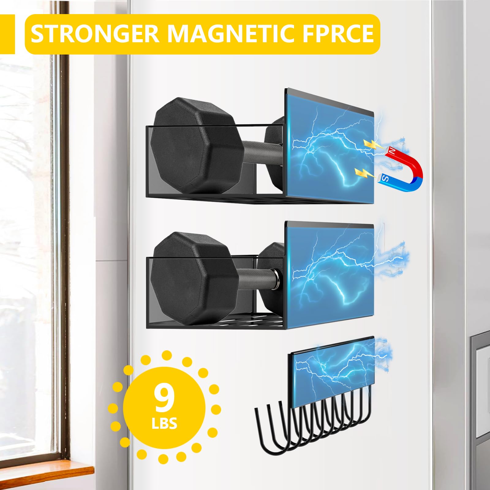 SMRCAD magnetic rack holds bottles securely for quick cooking