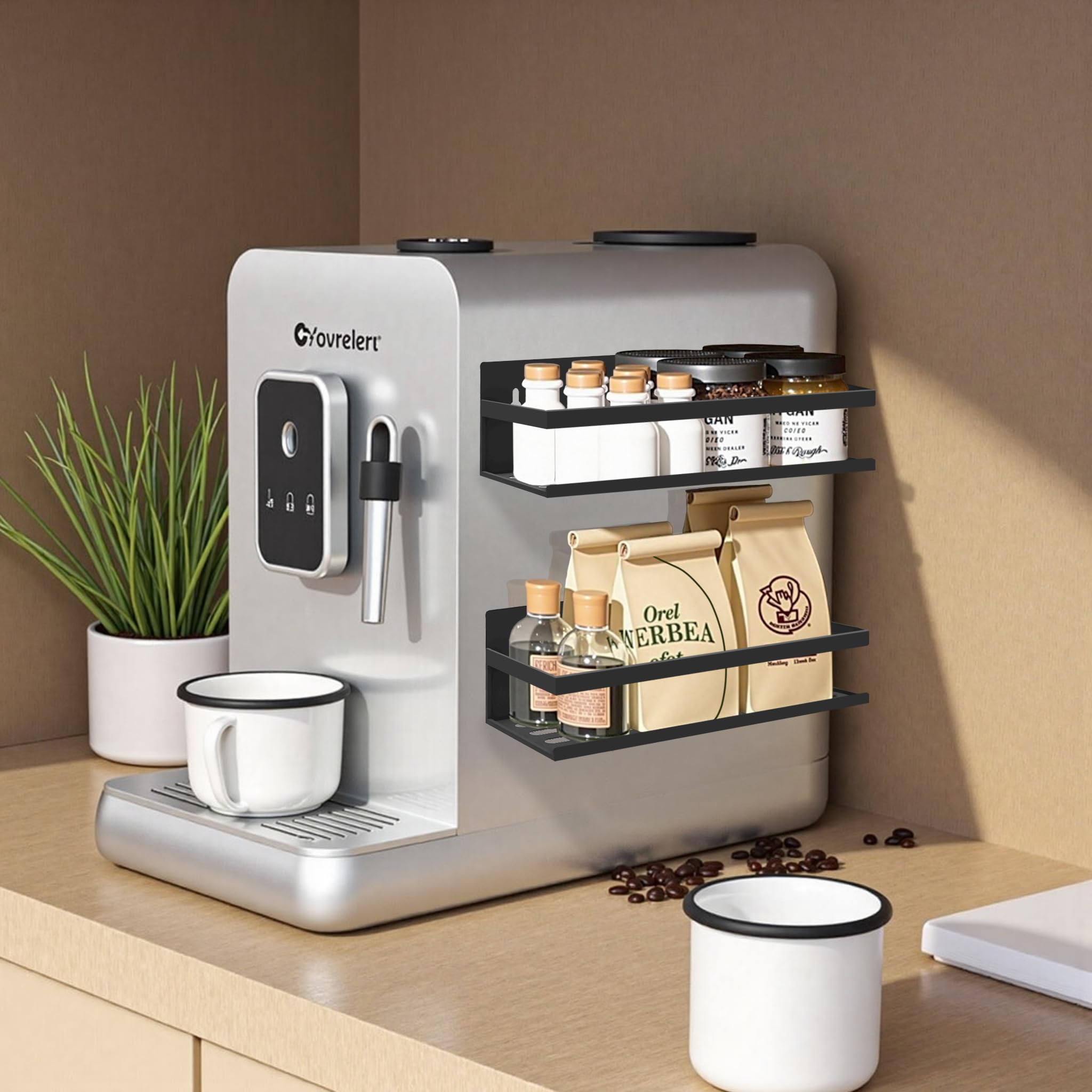 SMRCAD magnet strength keeps multiple bottles stable on fridge surface.