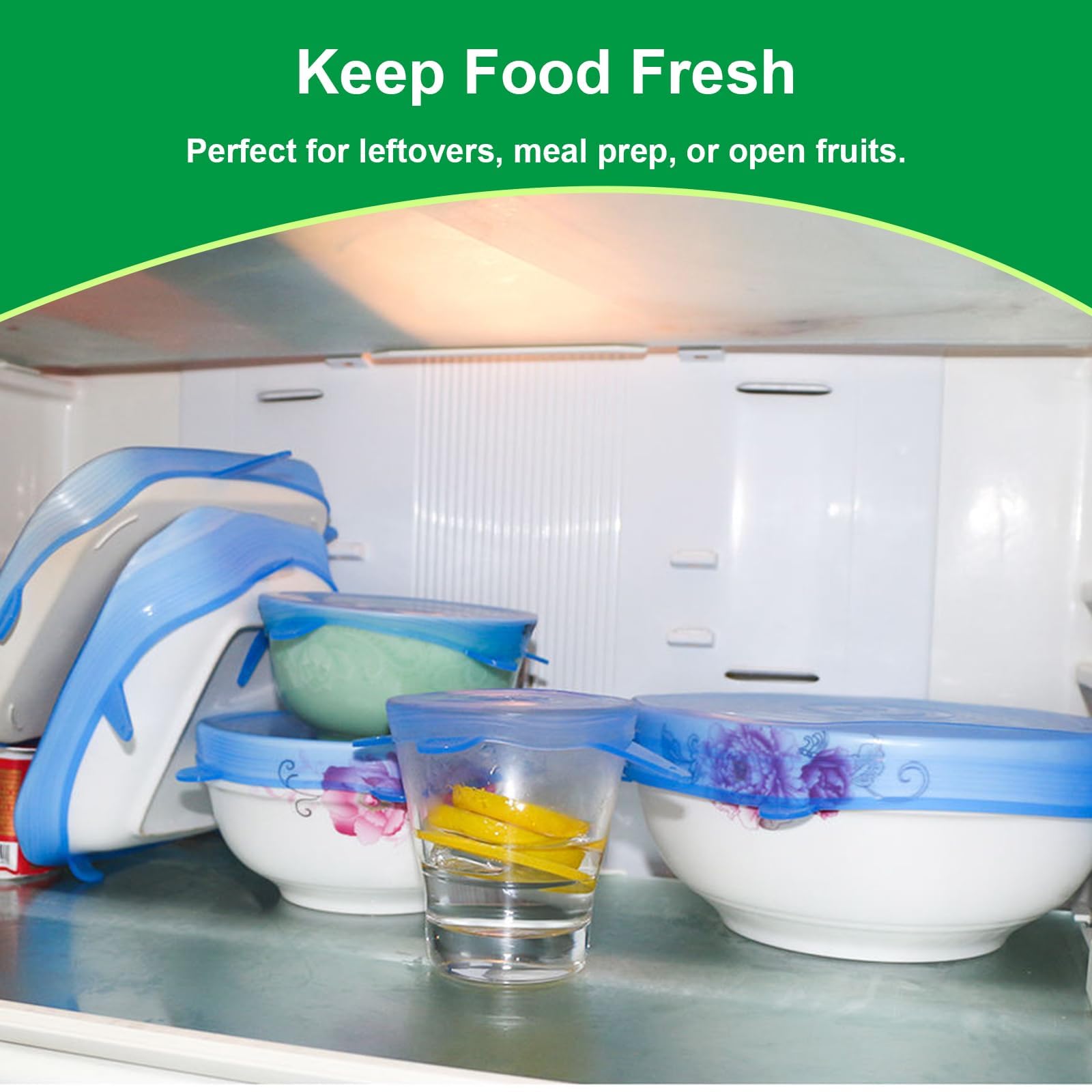 Smrtcol stretch lid 6-3in cover doubles as jar opener with non-slip grip.
