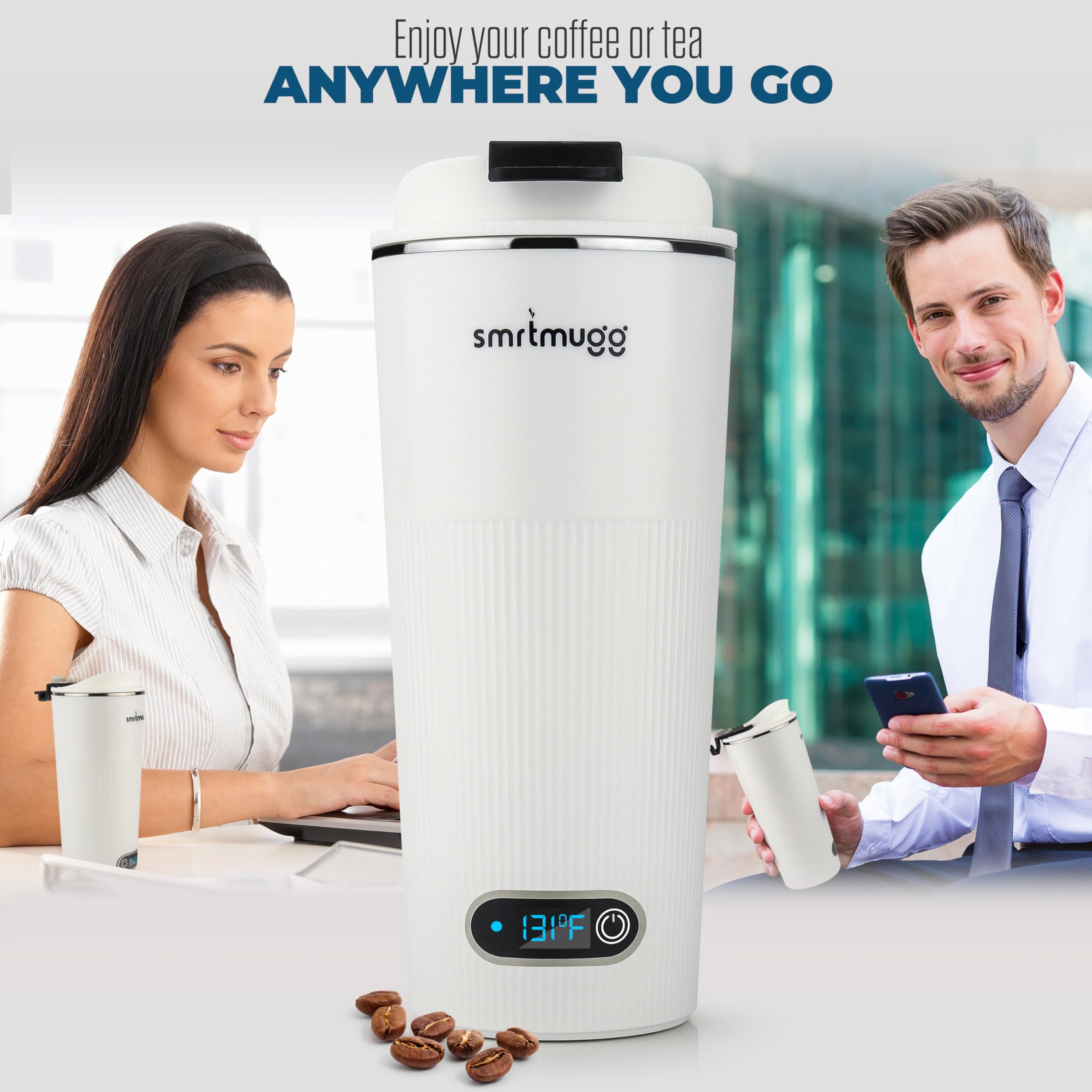 SmrtMugg GO is easy to clean by hand wash for upkeep.