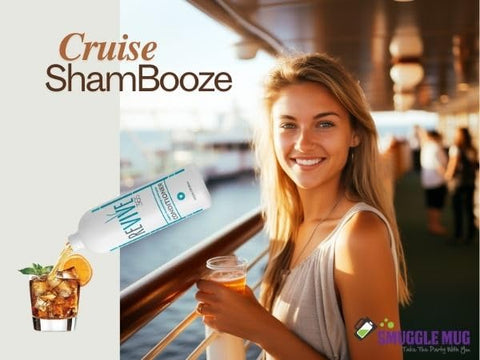 Smuggle Mug ShampBooze 34-ounce total capacity for longer adventures without refills