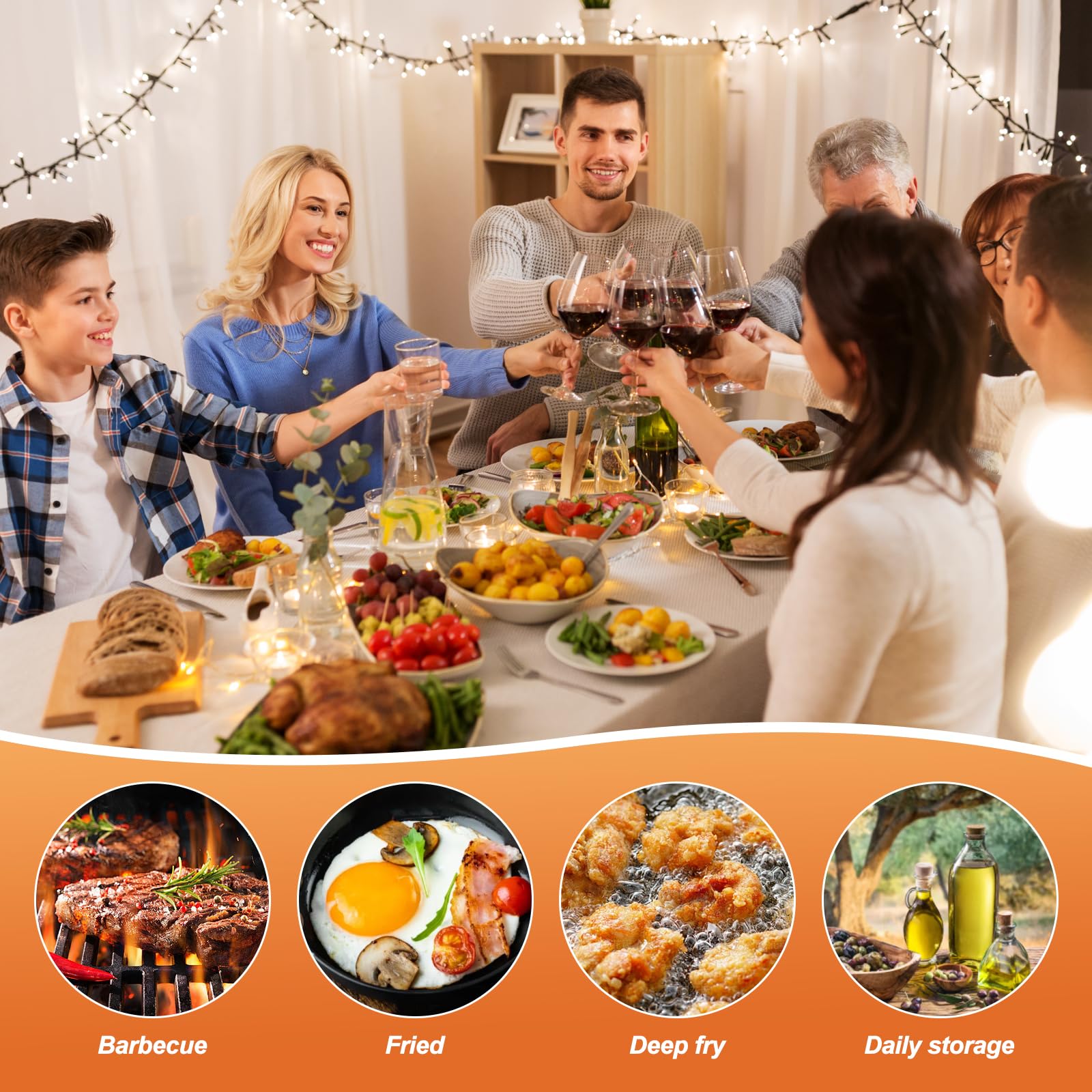 Smwmwon versatile pot suitable for French fries and fried chicken.