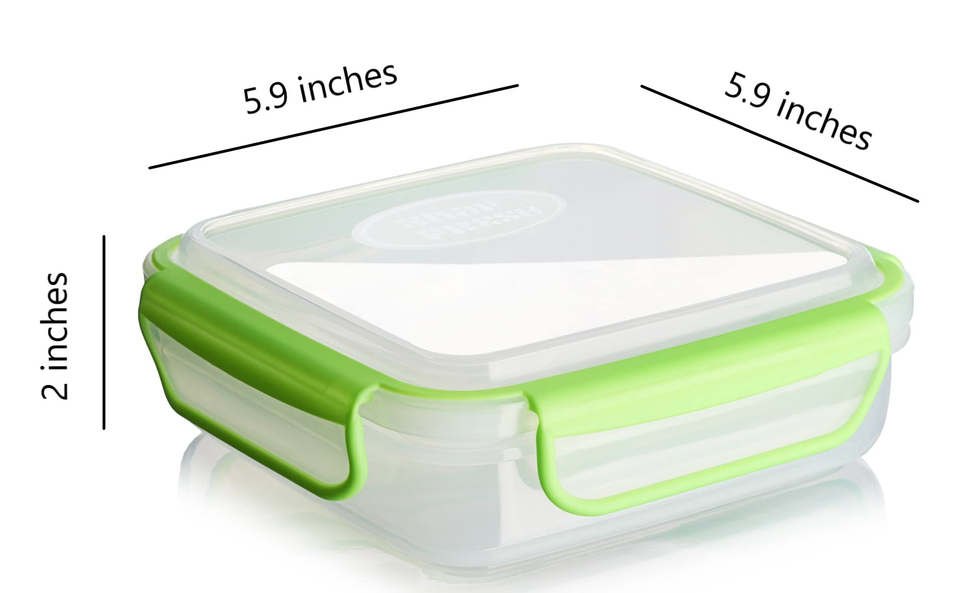 Snap Fresh bottom-ready microwave-safe option for reheating meals.