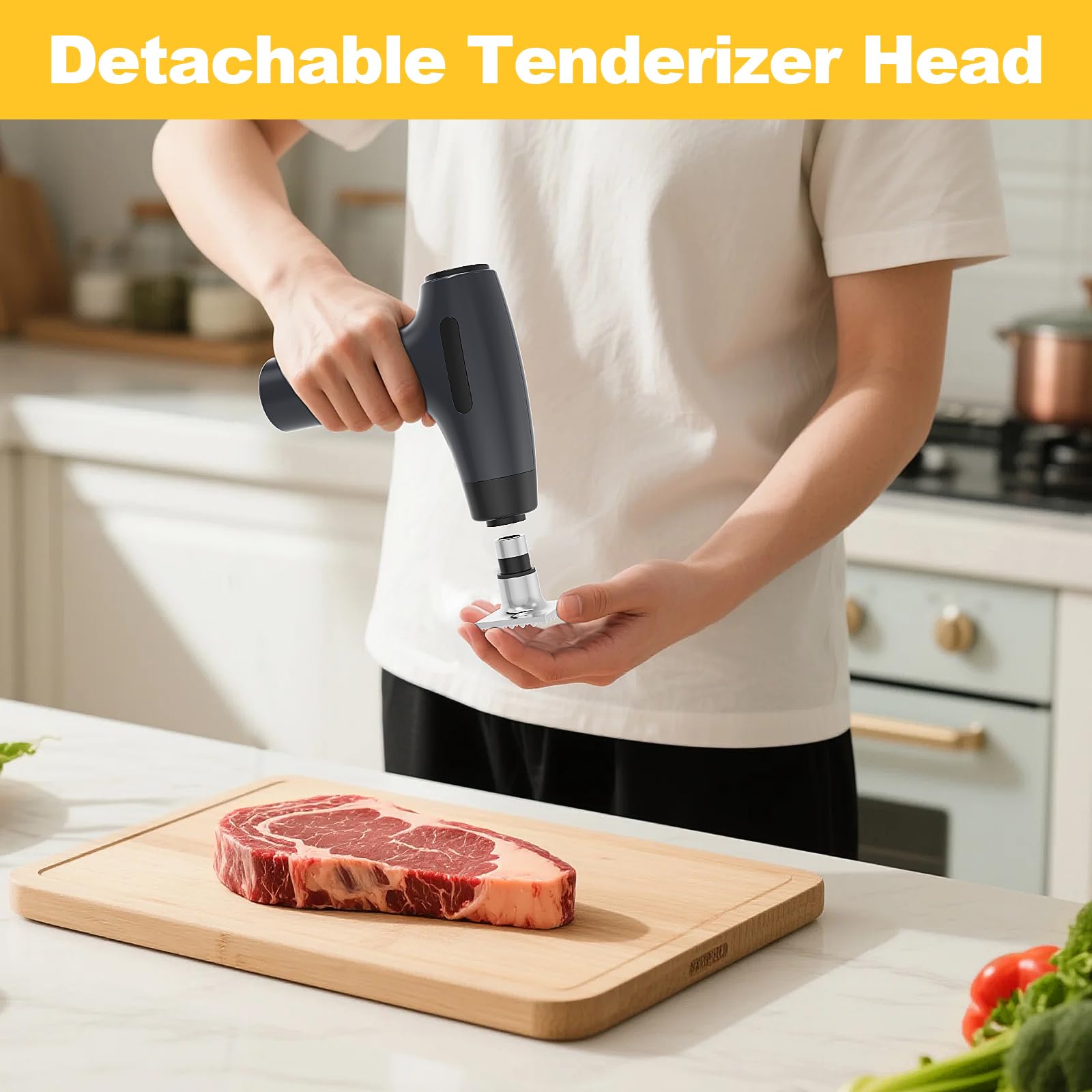 SNIFITAR food-grade 304 stainless head resists corrosion for hygienic use.