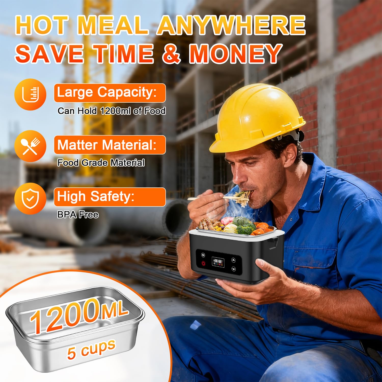 SNIFITAR travel-ready meal heater for office and road trips