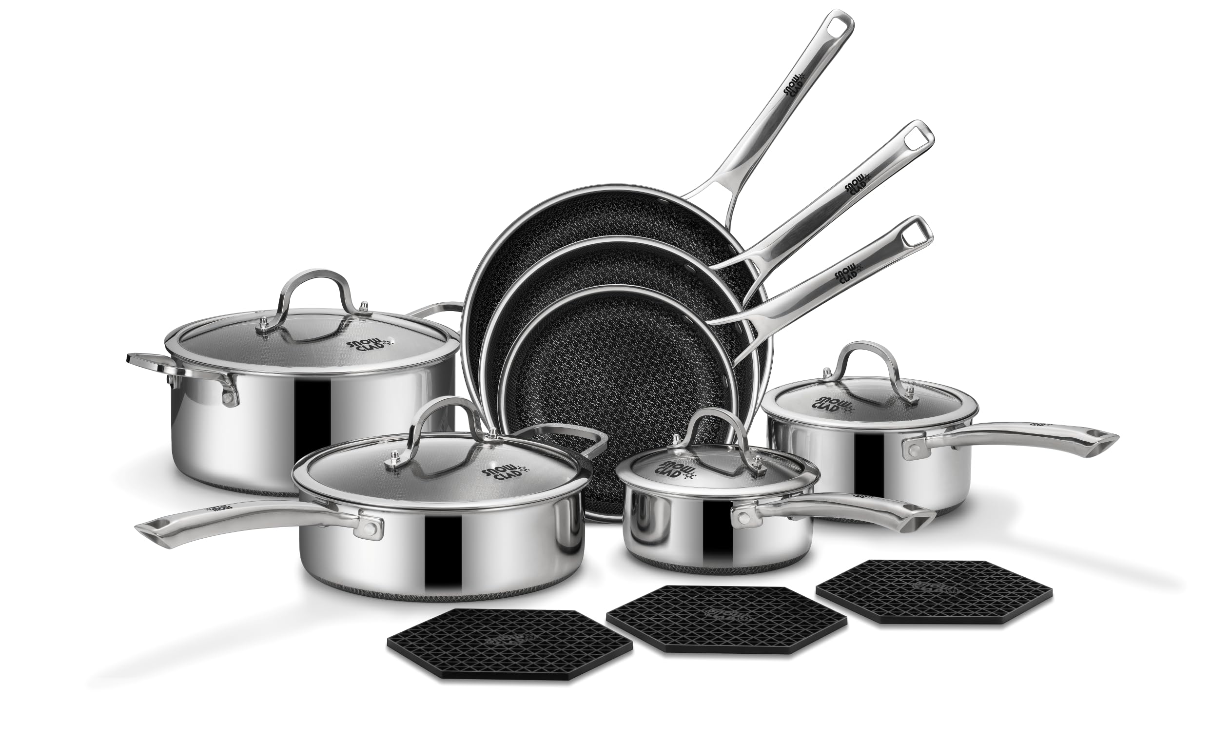 SNOWCLAD 8-inch nonstick frying pan heats evenly for quick meals