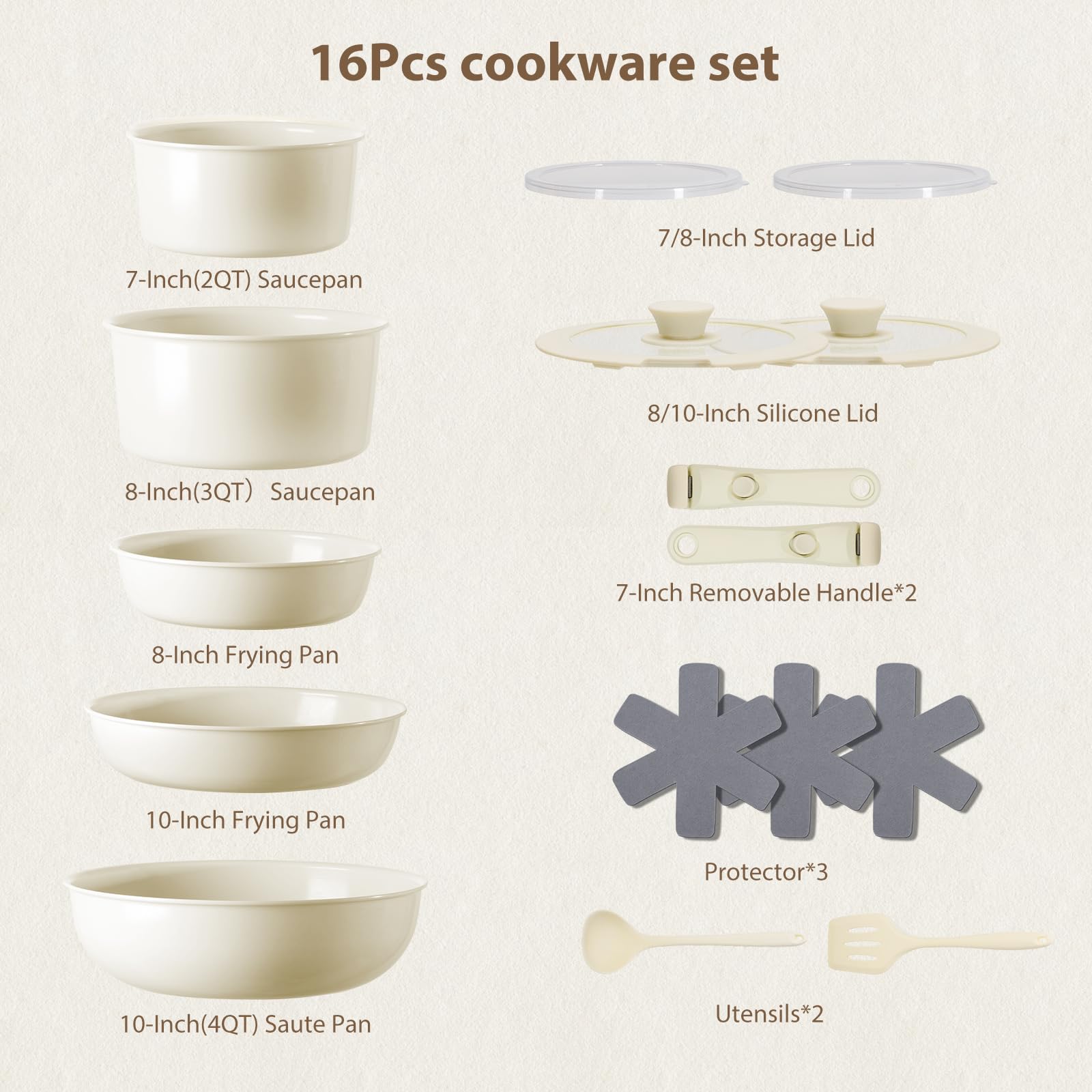 SNOWCLAD induction compatible cookware heats evenly across heat sources.