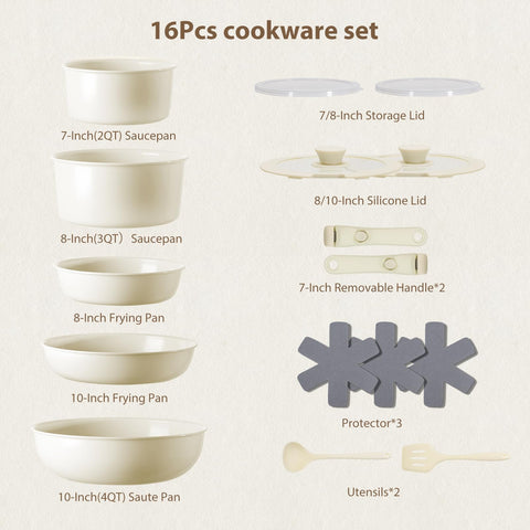 SNOWCLAD induction compatible cookware heats evenly across heat sources.