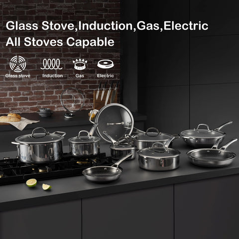 Snowclad Wok's tri-ply stainless steel construction ensures even heat distribution