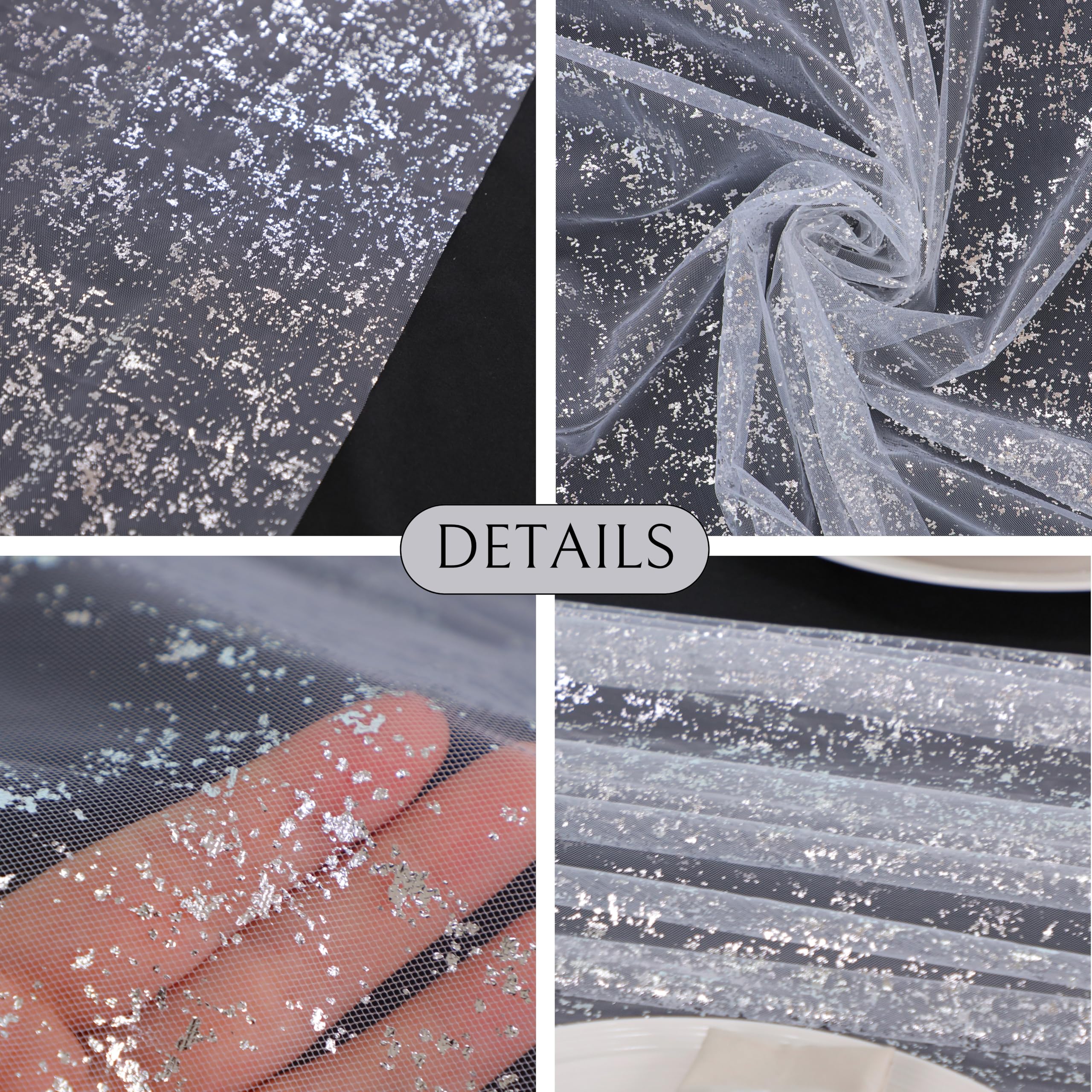 Snowkingdom Christmas table runner adds festive shine to holiday tables.
