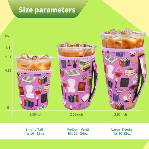 Snowso small sleeve 16-18 oz with no handle for compact cups.