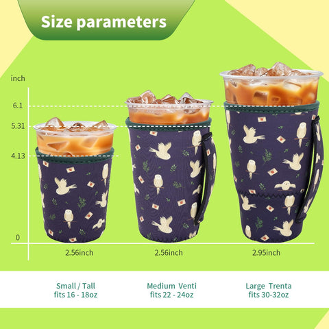 Snowso small 16-18oz sleeve fits cups securely and keeps hands warm