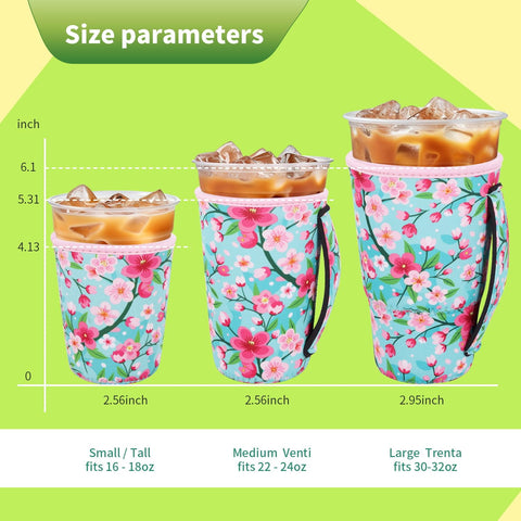 Snowso small 16-18oz sleeve provides secure grip and reduces condensation.