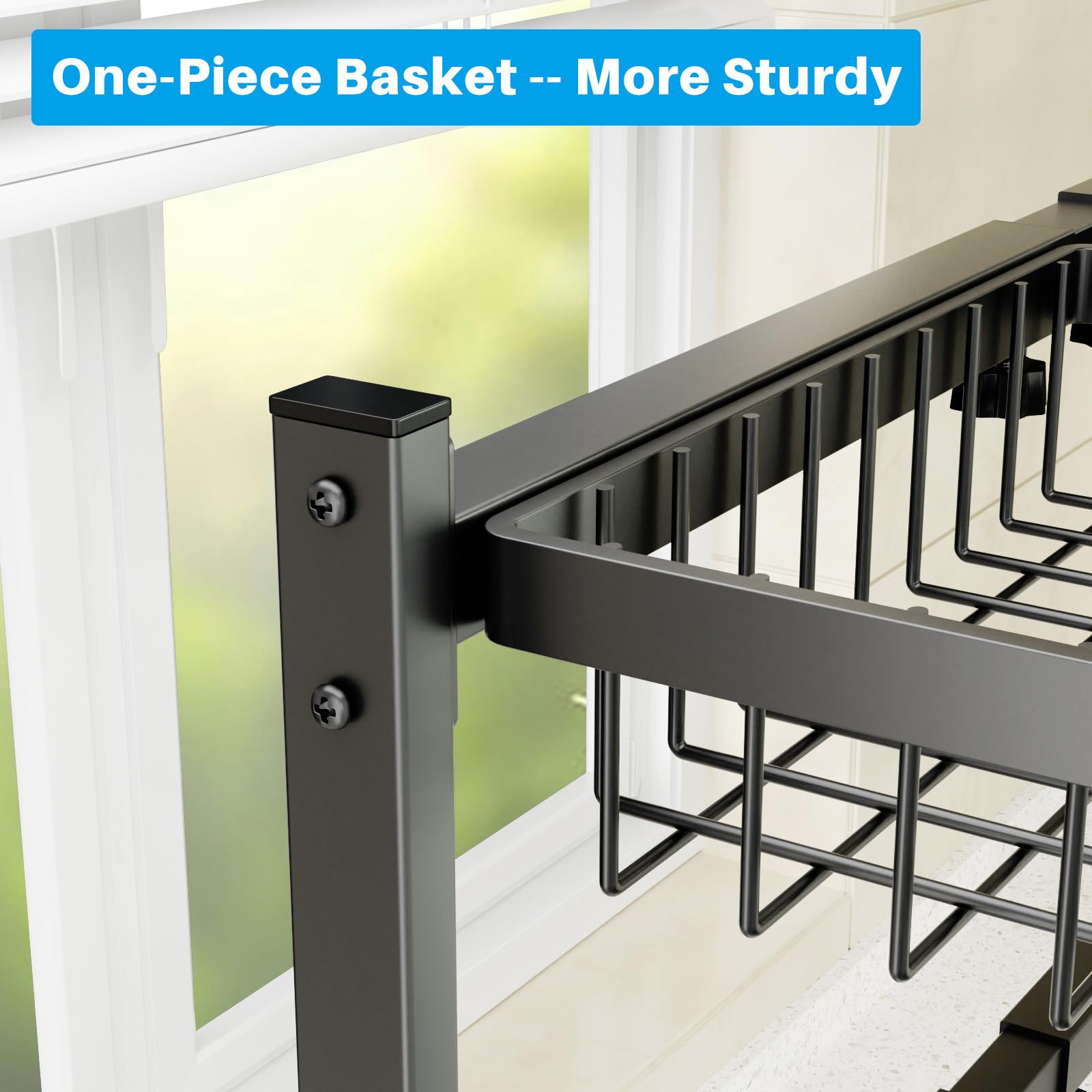 SNSLXH sink rack retractable length from 26.57 to 35 inches for a custom fit
