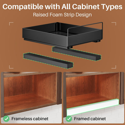 SNTD ball-bearing slides provide smooth, quiet cabinet operation