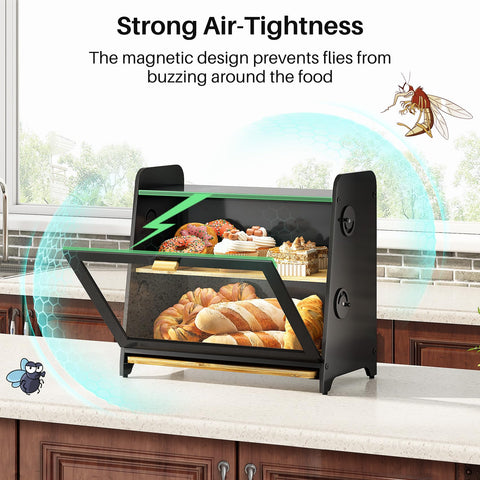 SNTD Bread Box cutting board and trays for prep and serving.