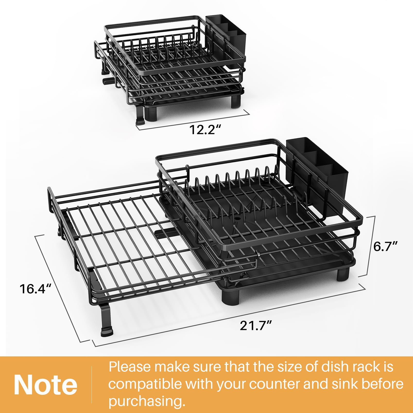 SNTD rustproof frame with anti-fingerprint tray resists wear.
