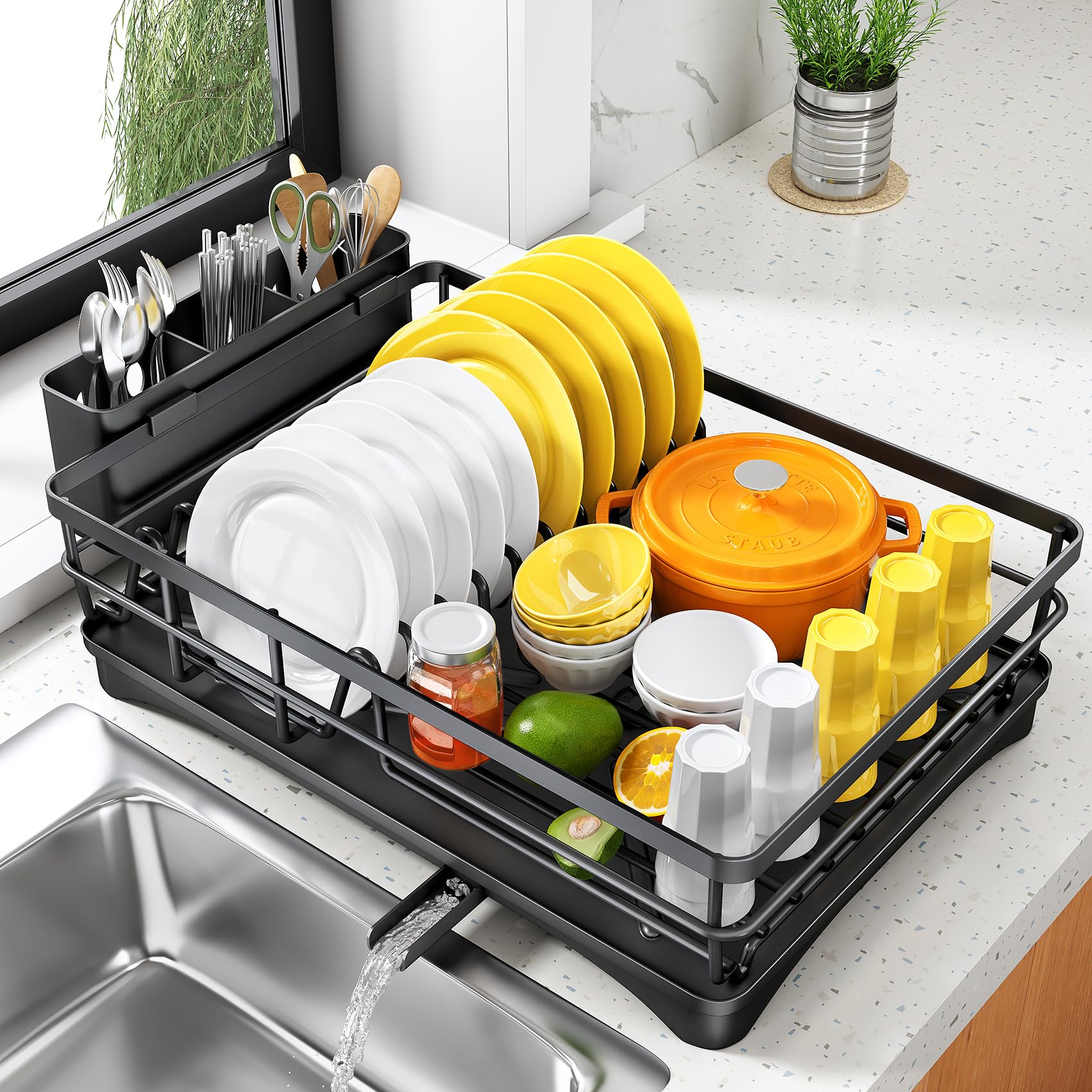 SNTD large-capacity rack fits standard counters to maximize space.