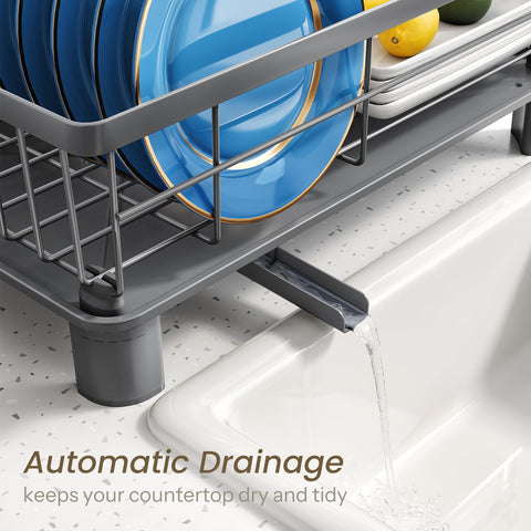 SNTD anti-slip caps keep the rack secure and protect countertops during busy mornings