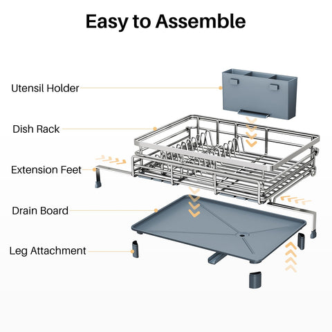 SNTD rubber feet prevent slips and protect countertops.