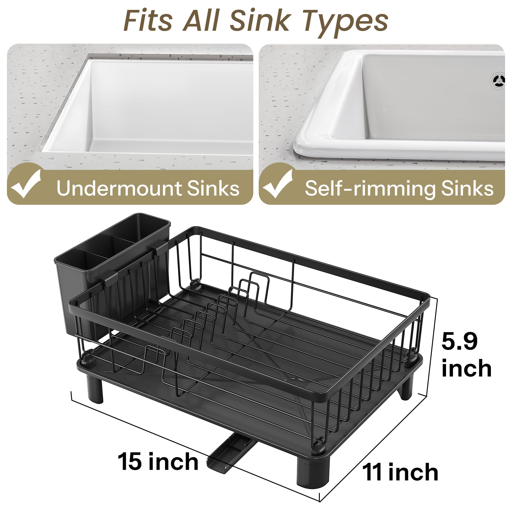 SNTD dish drying rack rust-resistant stainless steel construction for daily use.