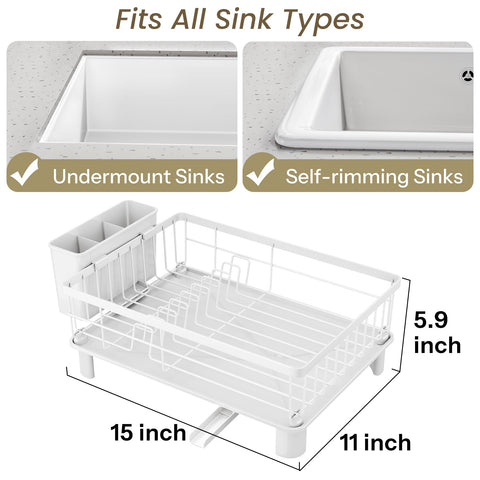 SNTD Dish Drying Rack stainless steel frame demonstrates durability and rust resistance.
