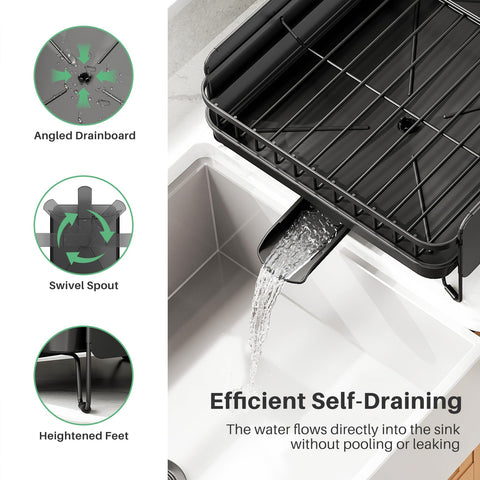 SNTD pan and pot lid holder area stores bulky items neatly.