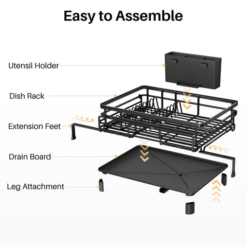 SNTD rubber-coated feet protect countertops from scratches.