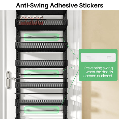 SNTD large-capacity door spice rack offers easy reach for frequently used items
