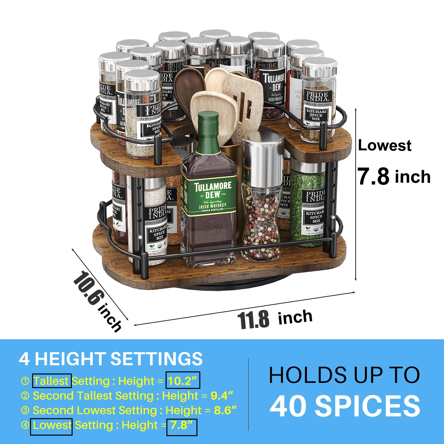 SNTD wall cabinet rotation for quick spice access
