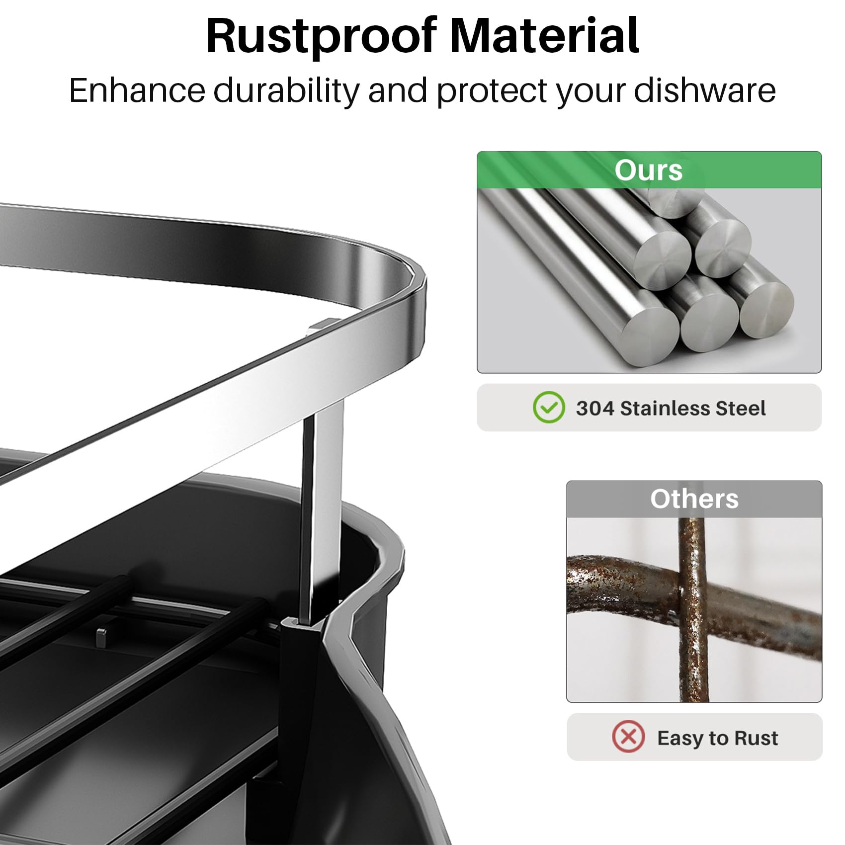 SNTD versatile organization holds plates, bowls, and utensils neatly.