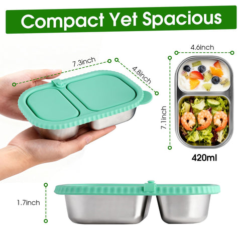 Snuggery freezer-safe snack box ideal for meal prep and pre-portioning