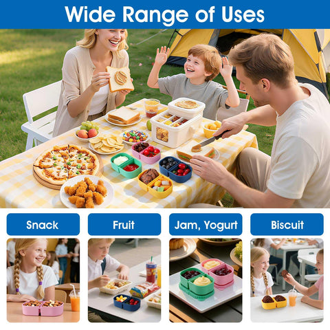 Snuggery Snackle Box stackable and compact design saves space