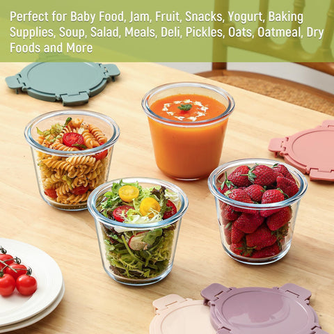 Snuvid 3-cup capacity is ideal for portioned meals and snacks.