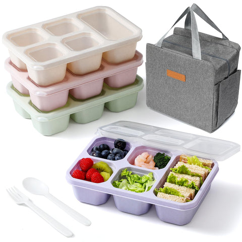 Snuvid bento set with insulated lunch bag keeps meals fresh on the go