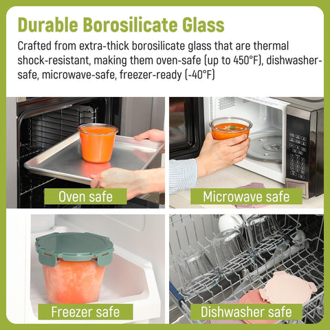 Snuvid leakproof seal keeps sauces and soups contained.