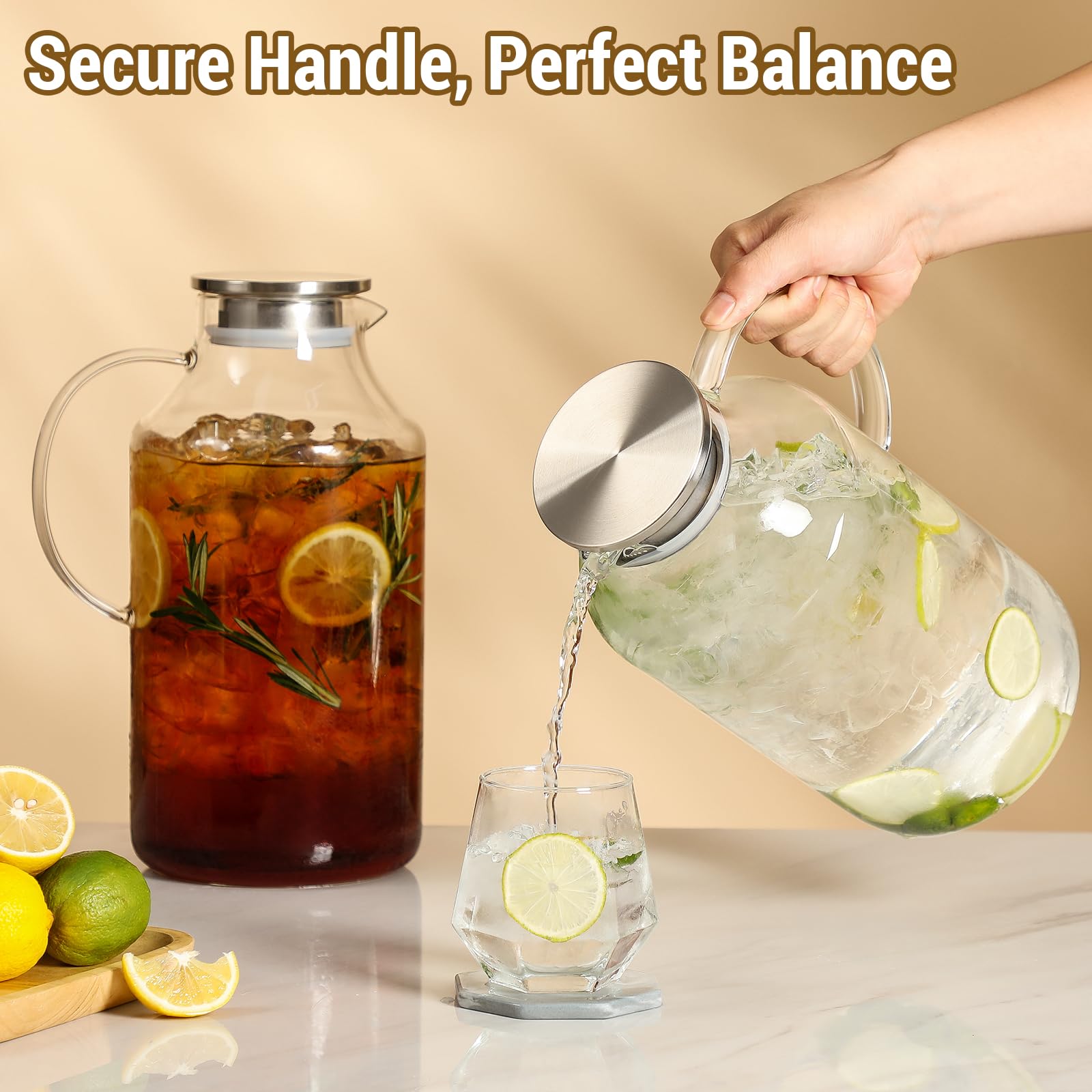 Snuvid professional-grade pitcher suited for cafes and restaurants with elegant presentation.