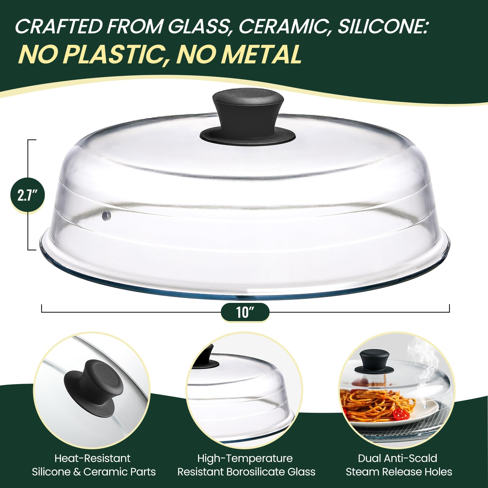 Snuvid silicone mat offers non-slip base and heat resistance for stable placement.