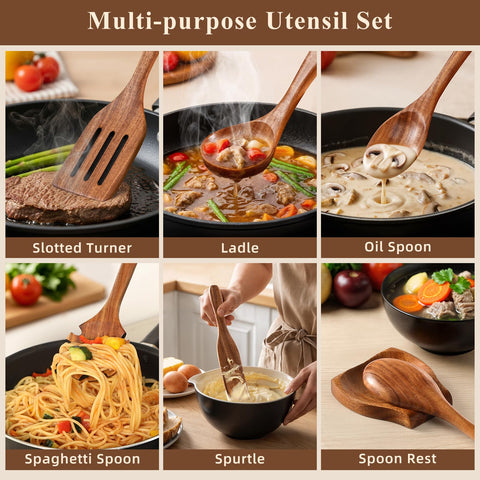 Snuvid salad fork on greens, precise serving without bruising.