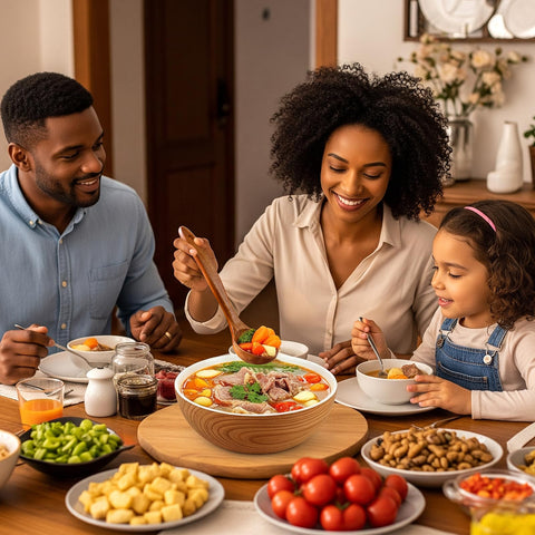 Snuvid teak wood utensils emphasize nonreactive, flavor-safe cooking.