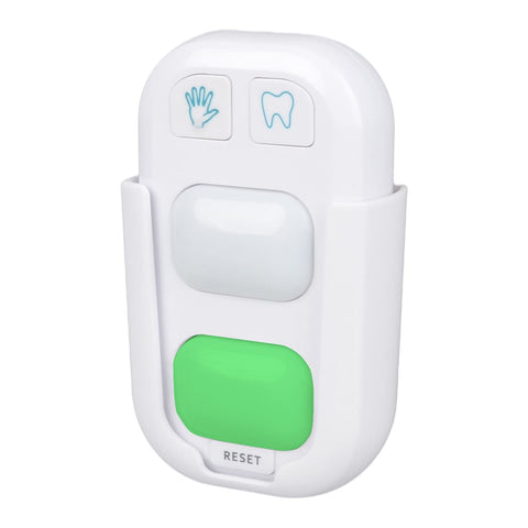 SOARING timer teeth brushing with green indicator encouraging routine