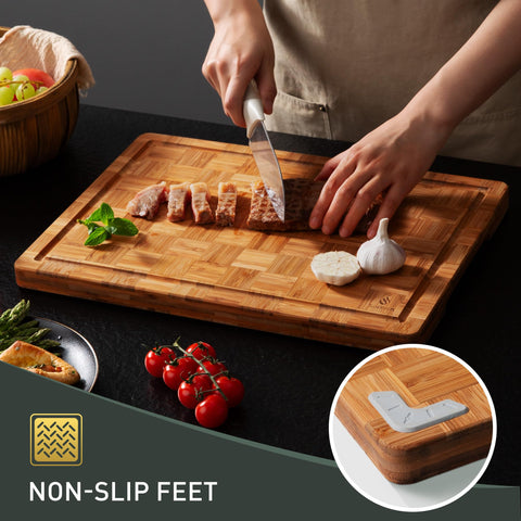 Socisen 5-layer thick bamboo board construction for lasting durability.