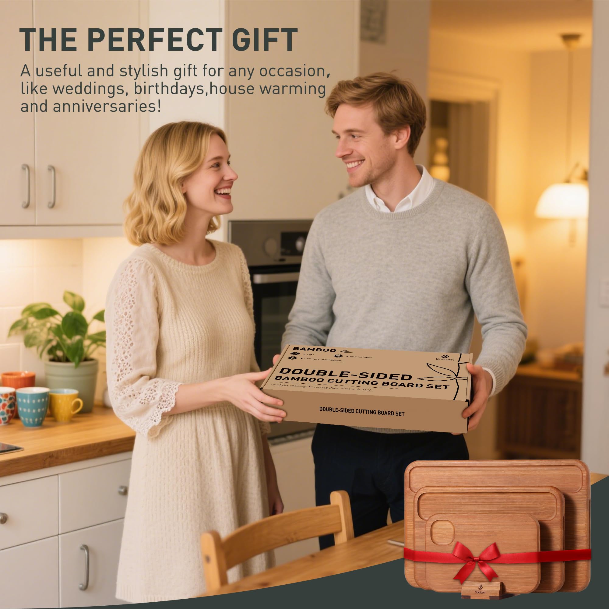 Socisen cross-laminated bamboo design demonstrates warp resistance and durability.