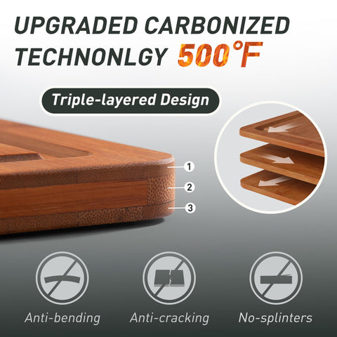 Socisen 11x8-5 board for medium-scale meal prep.