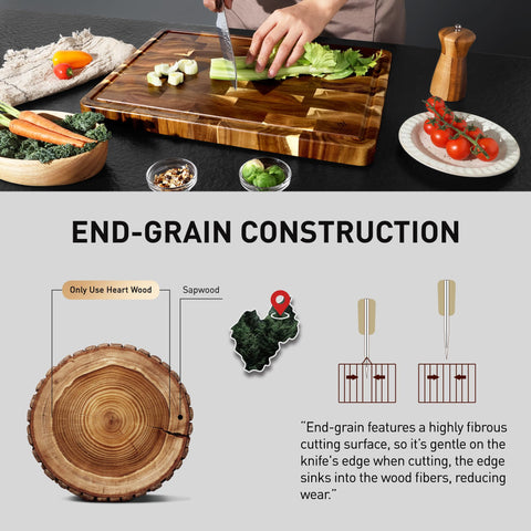 Socisen checkered pattern board blends beauty with practical durability.