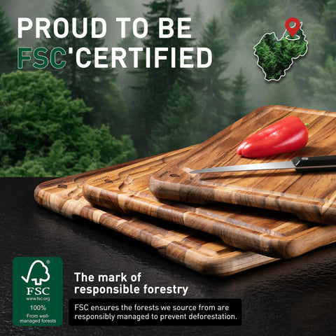 Socisen FSC-certified sourcing supports sustainable, ethical wood.