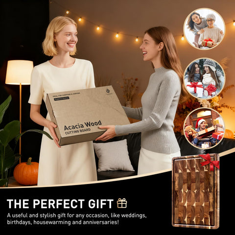 Socisen knife-friendly surface helps preserve blade sharpness.