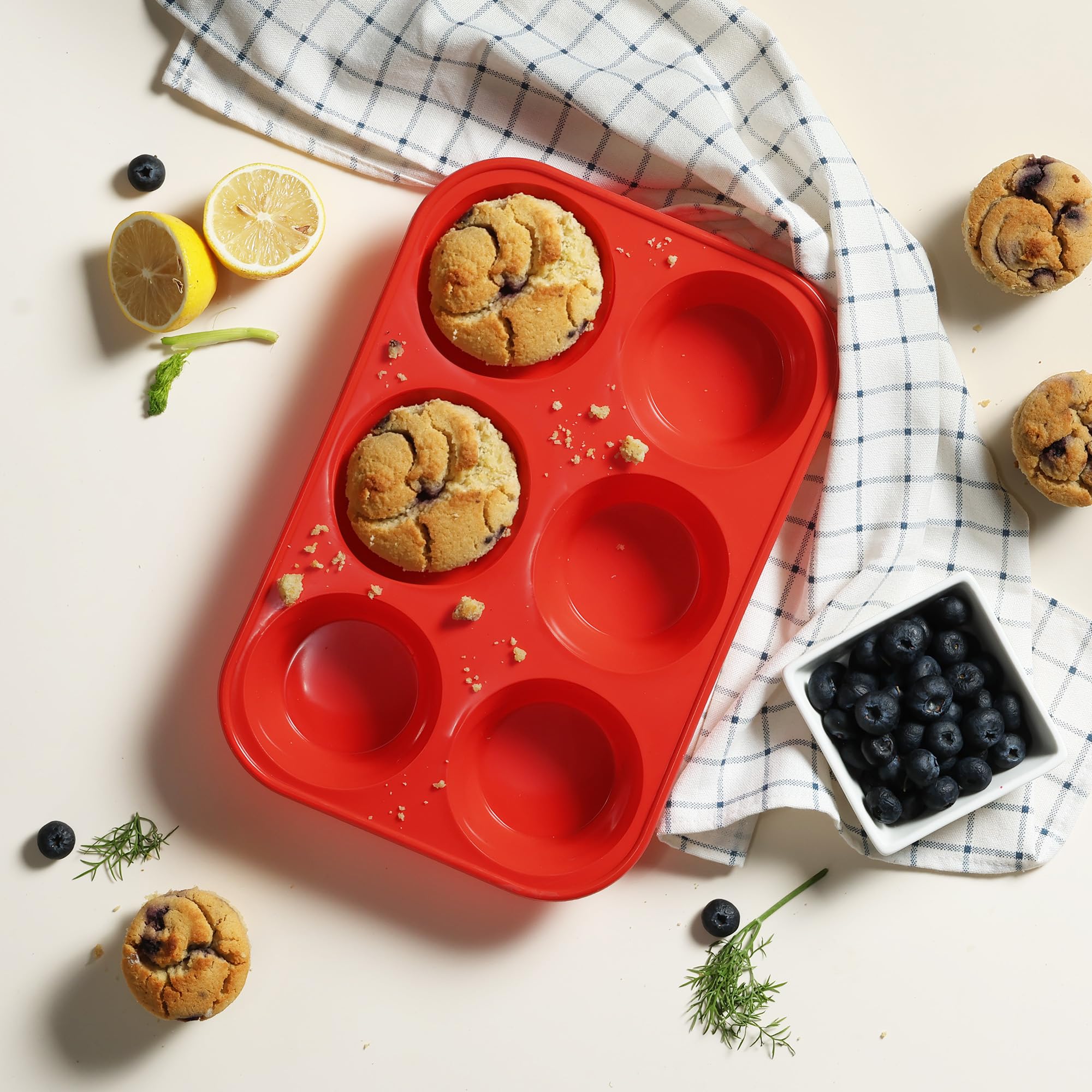 Socisen multi-functional muffin pan for baking and molds
