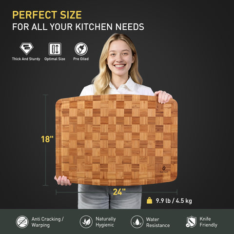 Socisen over-sink cutting board designed for easy washing above the sink