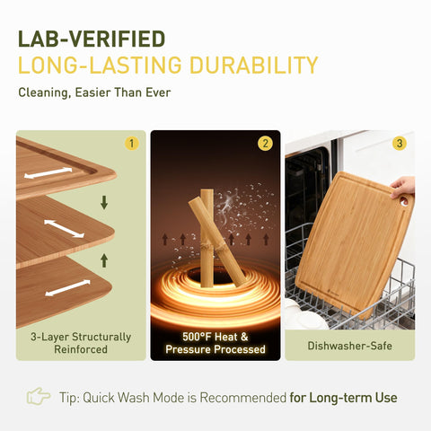 Socisen cutting board with a smooth surface for easy slicing